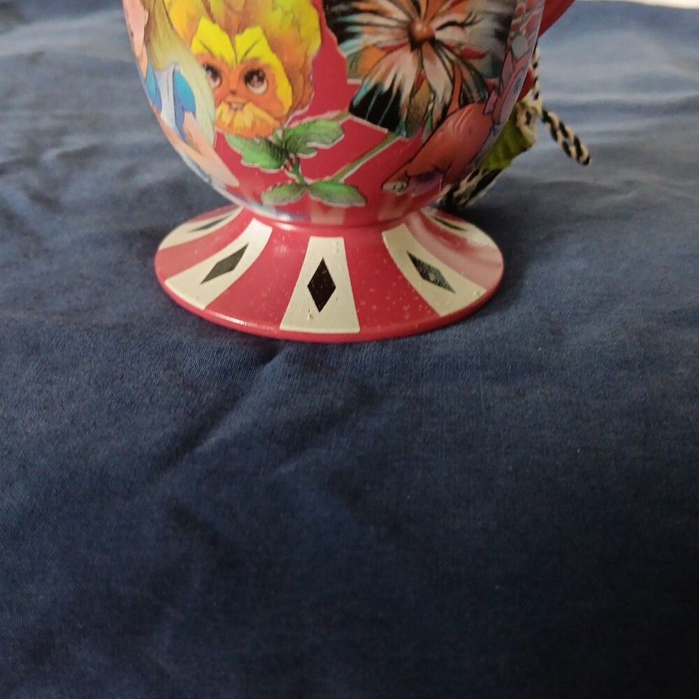 Disney Disney Parks Alice in Wonderland Hand Painted Teacup Ornament Decoupage - Picture 15 of 16